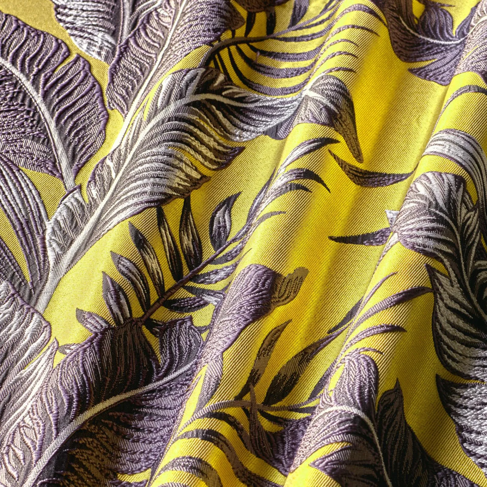 Fashion Tissu SUMATRA coloris jaune - 4MURS Rideaux, Voilages Et Stores Sur Mesure