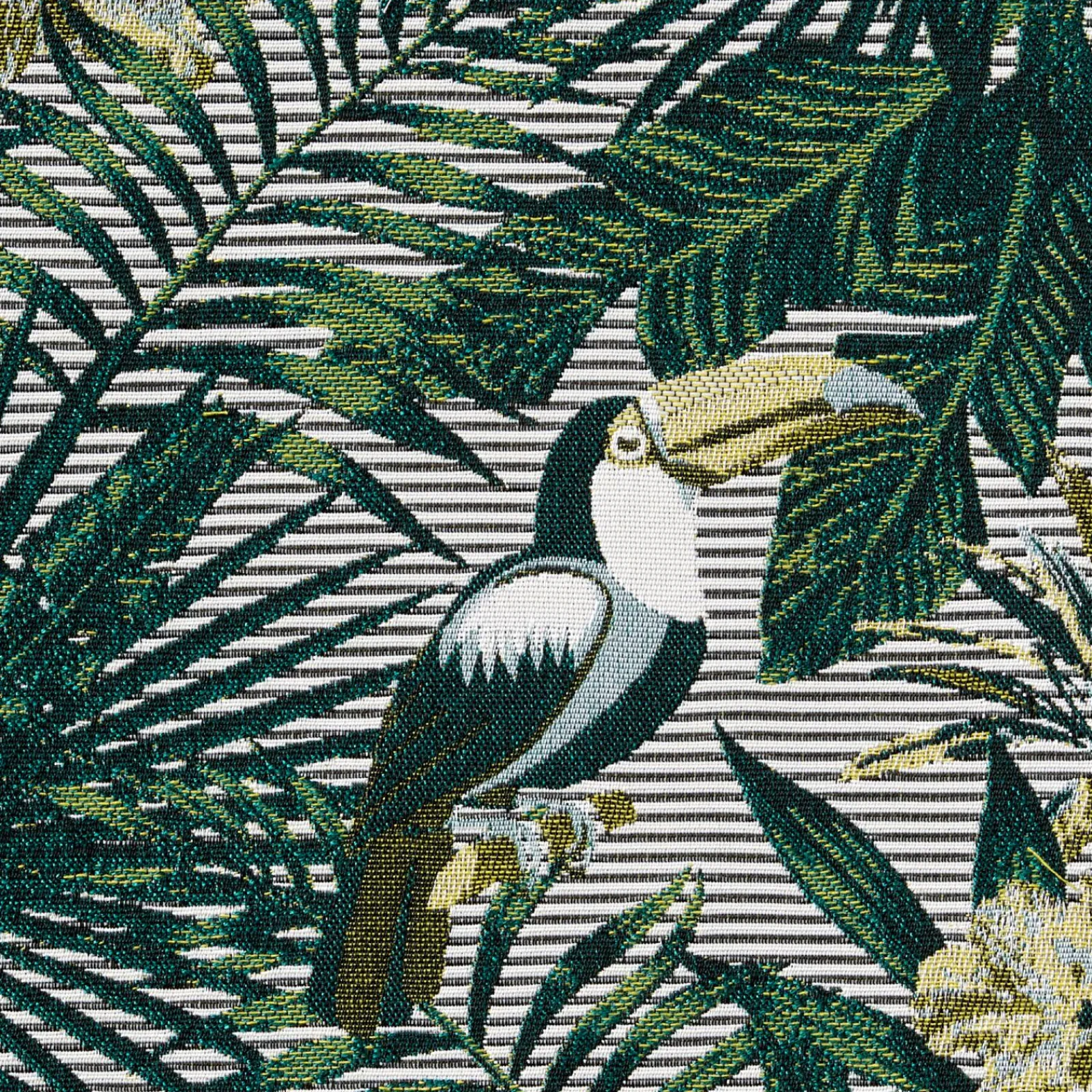 Discount Tissu TOUCAN coloris vert - 4MURS Rideaux, Voilages Et Stores Sur Mesure