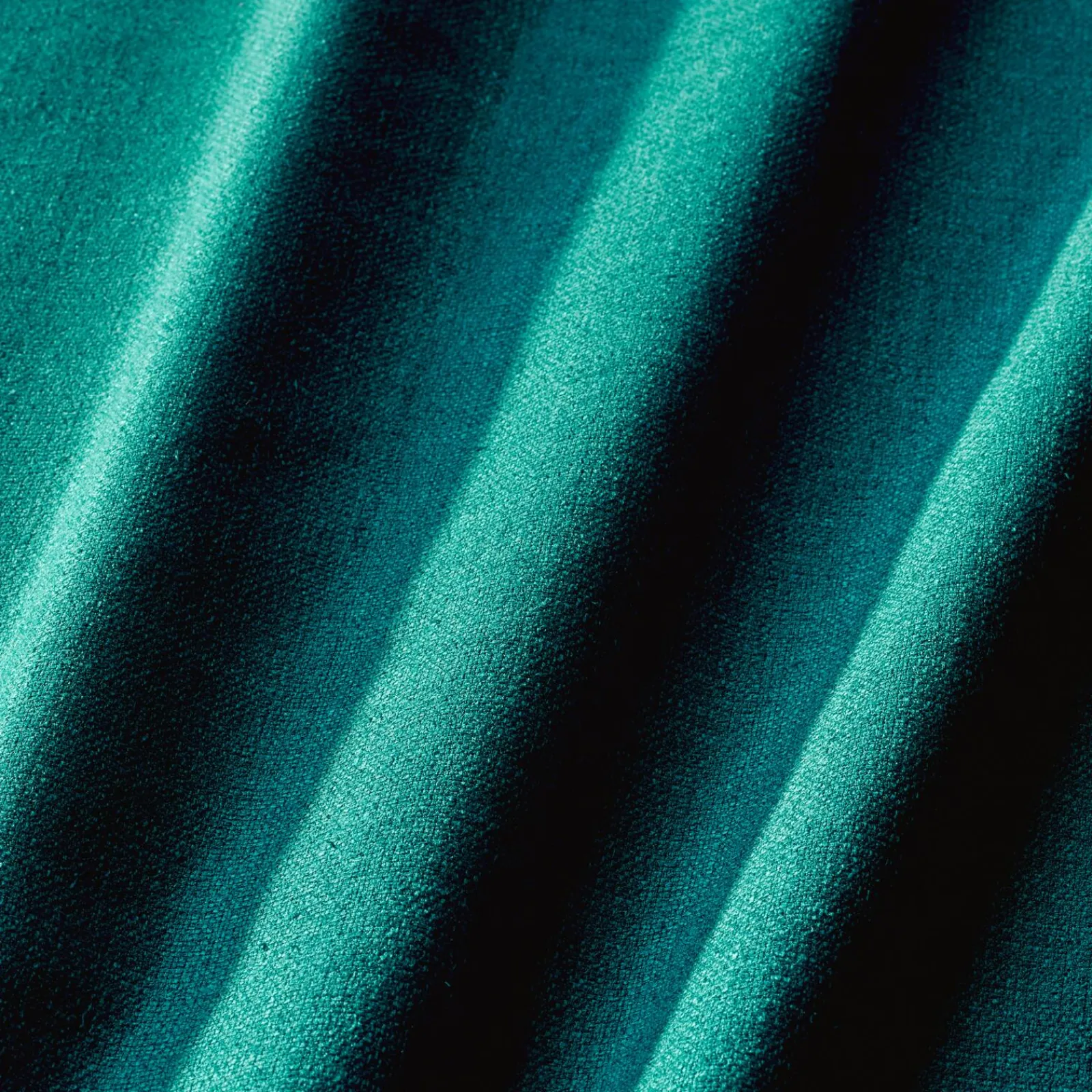Fashion Tissu VENUSA coloris bleu paon - 4MURS Rideaux, Voilages Et Stores Sur Mesure