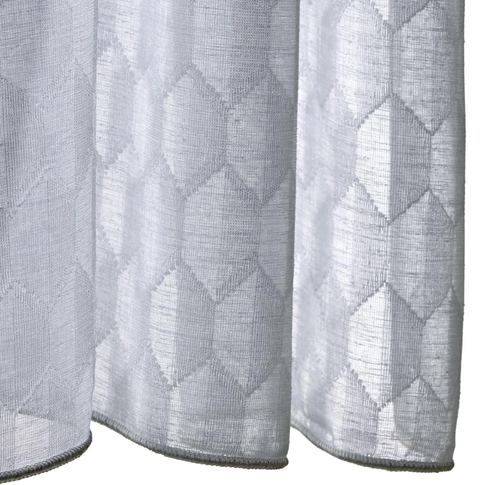 Discount Tissu YASMINE coloris blanc - 4MURS Rideaux, Voilages Et Stores Sur Mesure