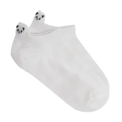 Sale Chaussettes LANGUETTE PANDA coloris blanc - 4MURS Vêtements