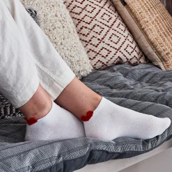 Online Chaussettes COUP DE COEUR coloris blanc - 4MURS Vêtements