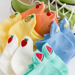 Sale Chaussettes COFFRET LANGUETTE FRUIT multicolore Enfant Mode Et Accessoires Enfant|Vêtements