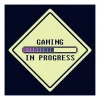 Outlet Toile imprimée phosphorescente GAMING IN PROGRESS 40 x 40 cm - Tableaux Et Affiches