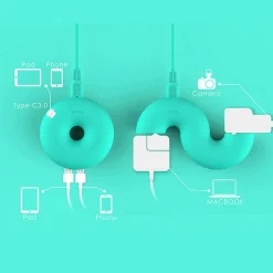 Outlet Chargeur DONUT coloris jaune - 4MURS Accessoires Multimédia