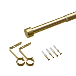 Fashion Kit barre à rideaux TROMBONE or 2,54 cm de 91,0 à 168 cm - 4MURS Voilages, Vitrages, Stores Et Accessoires