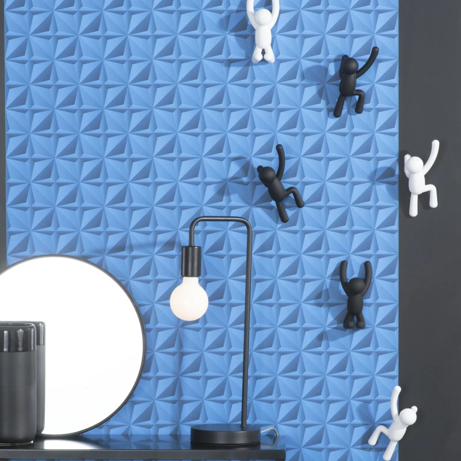 New Patère BUDDY coloris blanc - 4MURS Rangements