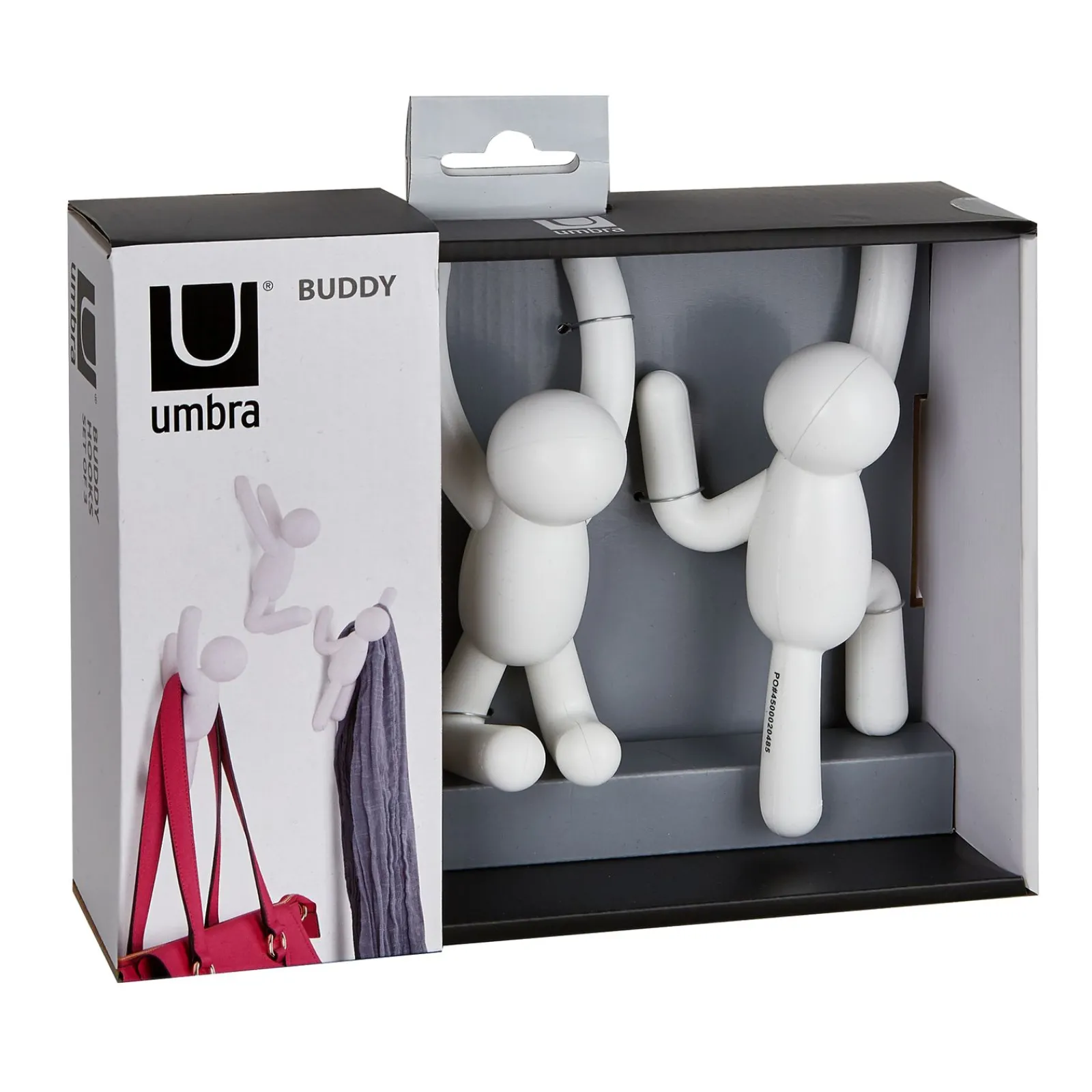 New Patère BUDDY coloris blanc - 4MURS Rangements