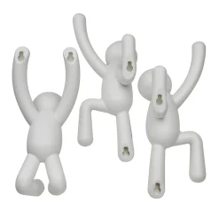 New Patère BUDDY coloris blanc - 4MURS Rangements
