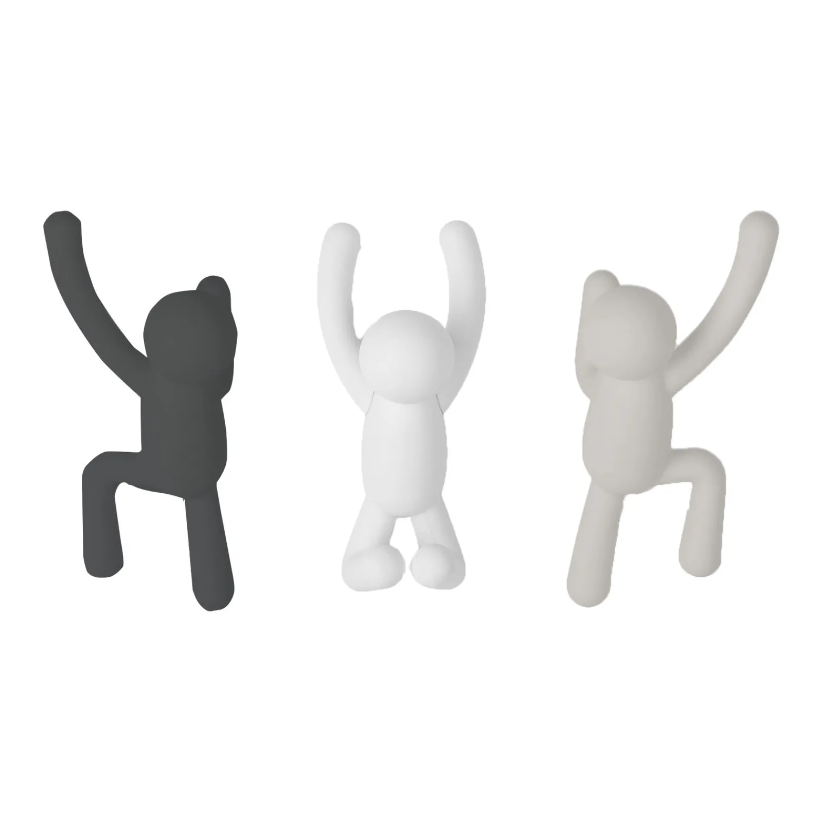 Best Patère BUDDY coloris gris - 4MURS Rangements