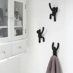 Clearance Patère BUDDY coloris noir - 4MURS Rangements