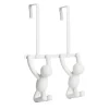 Outlet Patère BUDDY DOUBLE coloris blanc - 4MURS Rangements