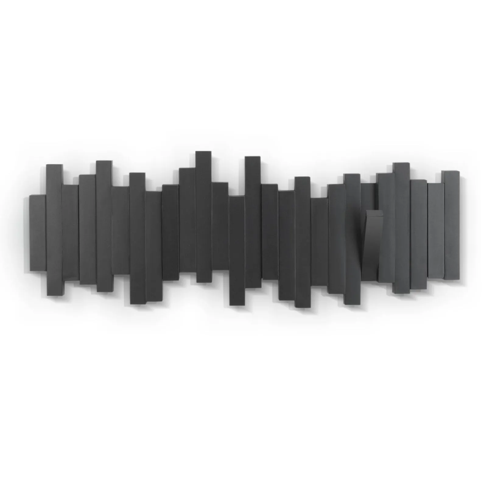 Outlet Patère SLIDING coloris noir - 4MURS Rangements