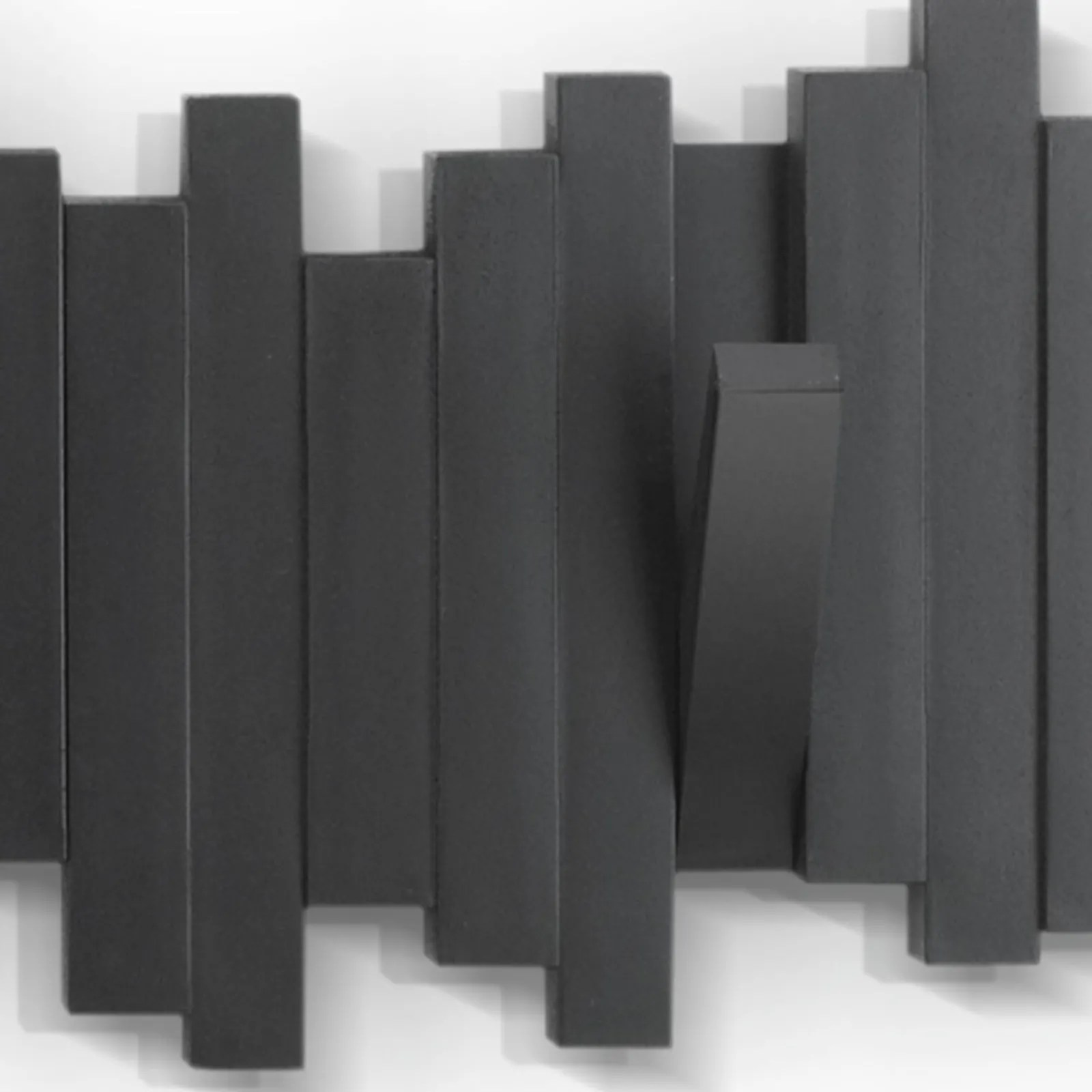 Outlet Patère SLIDING coloris noir - 4MURS Rangements