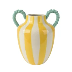 Hot Vase YOLO coloris Jaune, blanc, bleu - 4MURS Objets Déco