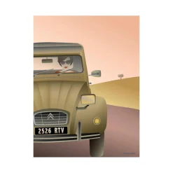 New Affiche 2CV CITROËN 30 x 40 cm - 4MURS Tableaux Et Affiches