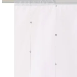 New Vitrage COMÈTE coloris blanc 65 x 130 cm - 4MURS Voilages, Vitrages, Stores Et Accessoires|Rideaux