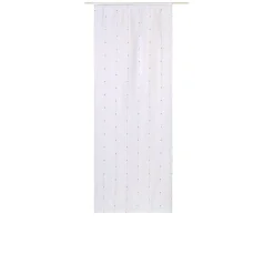 Hot Vitrage COMÈTE coloris blanc 80 x 210 cm - 4MURS Voilages, Vitrages, Stores Et Accessoires|Rideaux