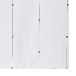 Hot Vitrage COMÈTE coloris blanc 80 x 210 cm - 4MURS Voilages, Vitrages, Stores Et Accessoires|Rideaux