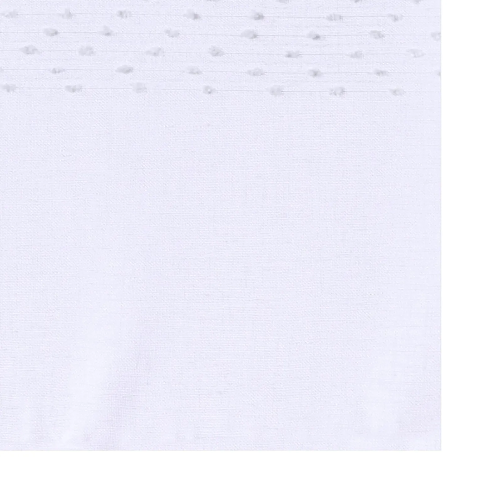 Fashion Vitrage FLOCON coloris blanc 45 x 130 cm - 4MURS Voilages, Vitrages, Stores Et Accessoires|Rideaux