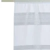 Outlet Vitrage GREGE coloris perle 58 x 130 cm - 4MURS Voilages, Vitrages, Stores Et Accessoires|Rideaux