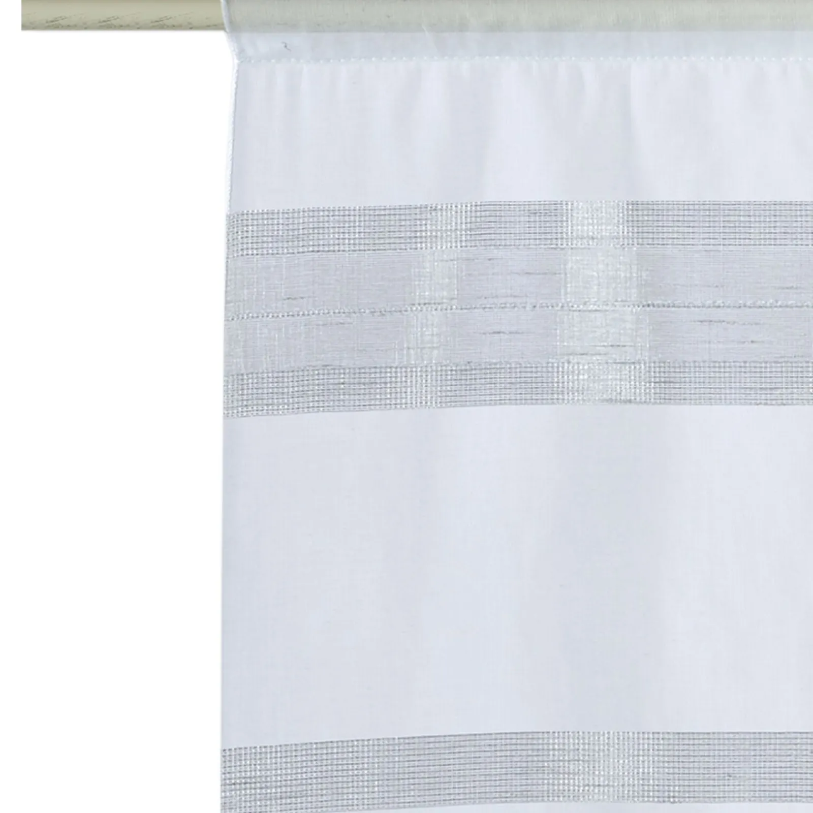 Outlet Vitrage GREGE coloris perle 58 x 130 cm - 4MURS Voilages, Vitrages, Stores Et Accessoires|Rideaux