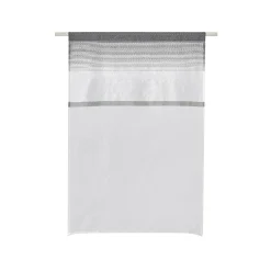 Best Vitrage UZU coloris gris 60 x 90 cm - 4MURS Voilages, Vitrages, Stores Et Accessoires|Rideaux