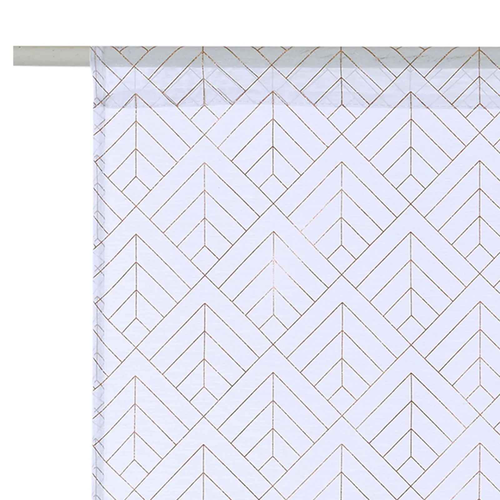 Fashion Vitrage YELENA coloris or 60 x 120 cm - 4MURS Voilages, Vitrages, Stores Et Accessoires|Rideaux
