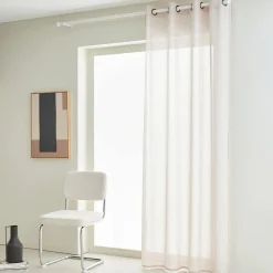 Outlet Voilage ADONIS coloris écru 140 x 240 cm - 4MURS Voilages, Vitrages, Stores Et Accessoires|Rideaux