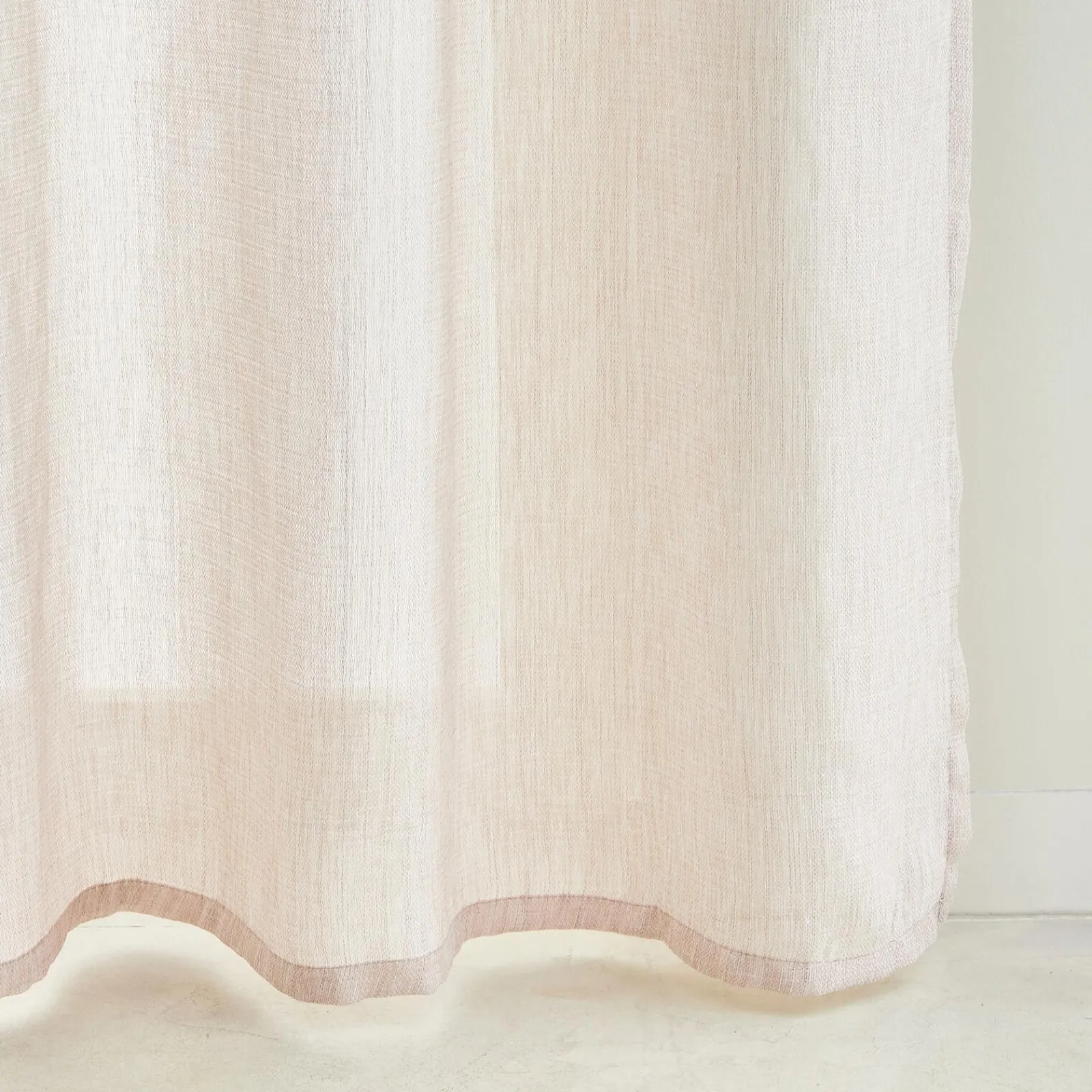 Outlet Voilage ADONIS coloris écru 140 x 240 cm - 4MURS Voilages, Vitrages, Stores Et Accessoires|Rideaux