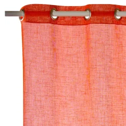 Outlet Voilage AIA coloris corail 140 x 240 cm - 4MURS Voilages, Vitrages, Stores Et Accessoires|Rideaux