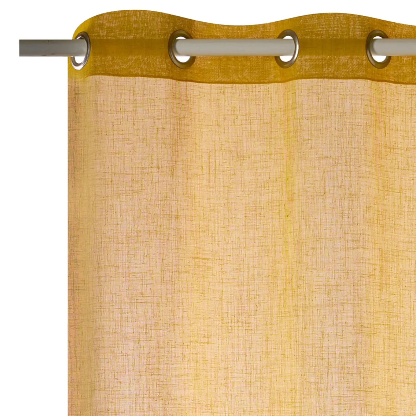 Clearance Voilage AIA coloris curry 140 x 240 cm - 4MURS Voilages, Vitrages, Stores Et Accessoires|Rideaux