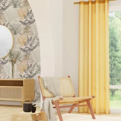Clearance Voilage AIA coloris curry 140 x 240 cm - 4MURS Voilages, Vitrages, Stores Et Accessoires|Rideaux