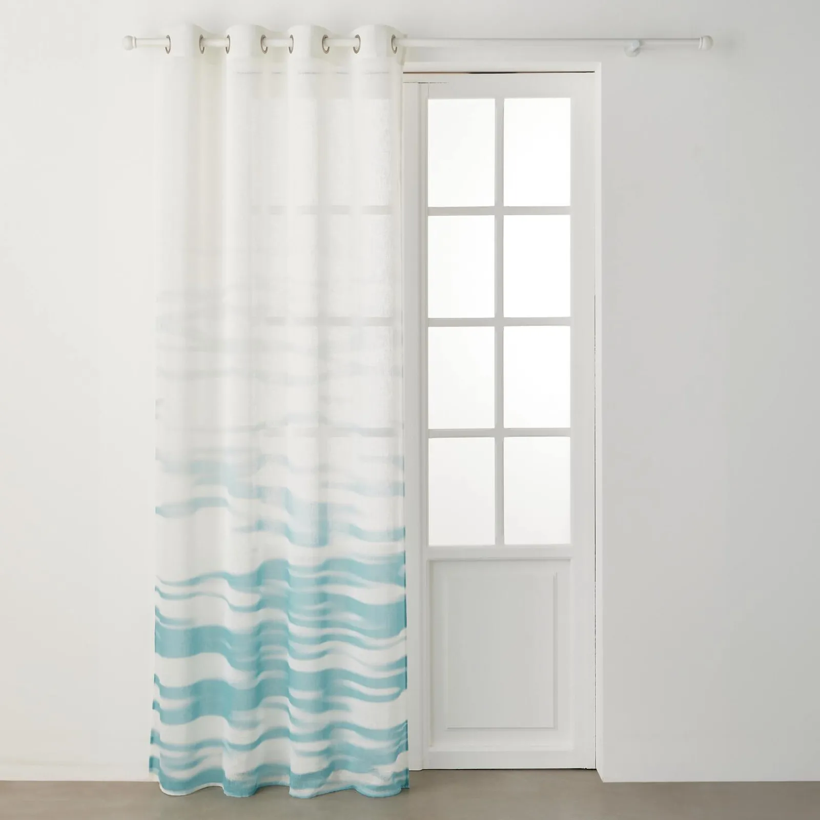Fashion Voilage AQUA coloris acqua 140 x 240 cm - 4MURS Voilages, Vitrages, Stores Et Accessoires|Rideaux