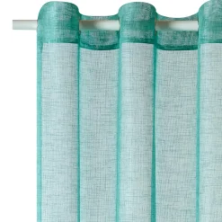 Best Voilage CANOAS coloris bleu aqua 140 x 260 cm - 4MURS Voilages, Vitrages, Stores Et Accessoires|Rideaux