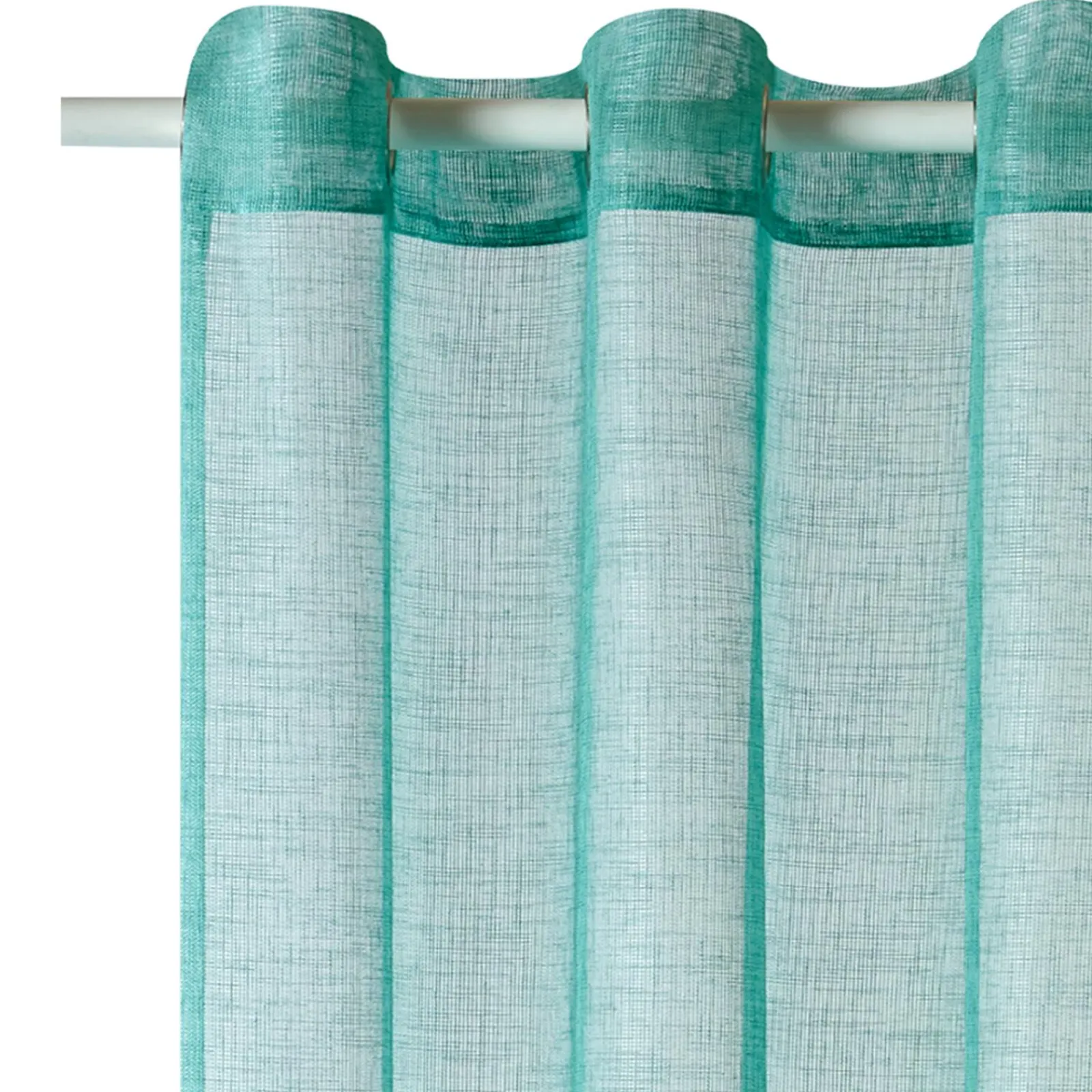 Best Voilage CANOAS coloris bleu aqua 140 x 260 cm - 4MURS Voilages, Vitrages, Stores Et Accessoires|Rideaux
