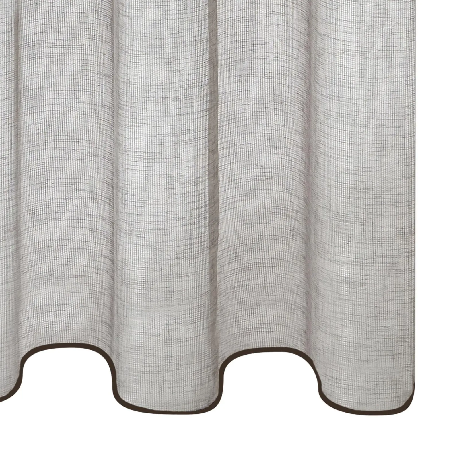 Best Voilage CANOAS coloris gris 140 x 260 cm - 4MURS Voilages, Vitrages, Stores Et Accessoires|Rideaux