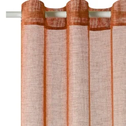New Voilage CANOAS coloris terre brulée 140 x 260 cm - 4MURS Voilages, Vitrages, Stores Et Accessoires|Rideaux