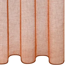 New Voilage CANOAS coloris terre brulée 140 x 260 cm - 4MURS Voilages, Vitrages, Stores Et Accessoires|Rideaux