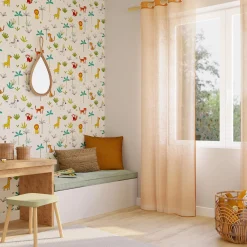 Fashion Voilage COLORS coloris ambre 140 x 260 cm - 4MURS Voilages, Vitrages, Stores Et Accessoires|Rideaux