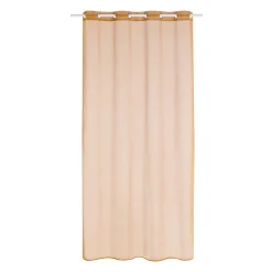 Fashion Voilage COLORS coloris ambre 140 x 260 cm - 4MURS Voilages, Vitrages, Stores Et Accessoires|Rideaux