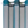 Best Voilage COLORS coloris bleu canard 140 x 260 cm - 4MURS Voilages, Vitrages, Stores Et Accessoires|Rideaux