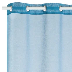 Online Voilage COLORS coloris bleu turquoise 140 x 260 cm - 4MURS Voilages, Vitrages, Stores Et Accessoires|Rideaux