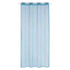 Online Voilage COLORS coloris bleu turquoise 140 x 260 cm - 4MURS Voilages, Vitrages, Stores Et Accessoires|Rideaux