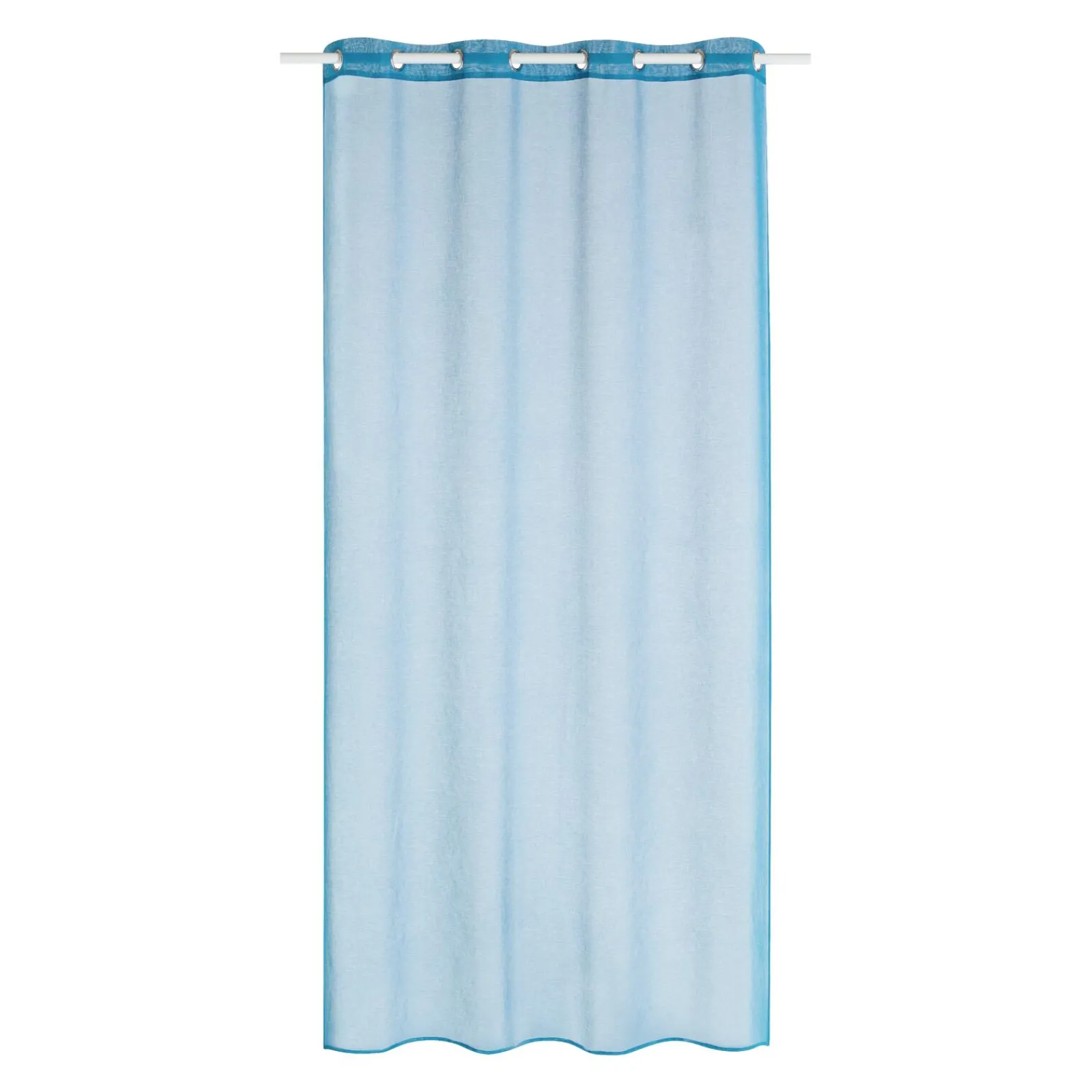 Online Voilage COLORS coloris bleu turquoise 140 x 260 cm - 4MURS Voilages, Vitrages, Stores Et Accessoires|Rideaux