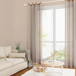 Hot Voilage COOPER coloris cuivre 140 x 260 cm - 4MURS Voilages, Vitrages, Stores Et Accessoires|Rideaux