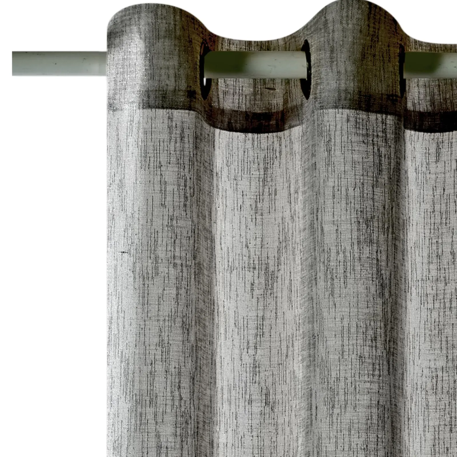 Fashion Voilage DIRITTO coloris noir 140 x 240 cm - 4MURS Voilages, Vitrages, Stores Et Accessoires|Rideaux
