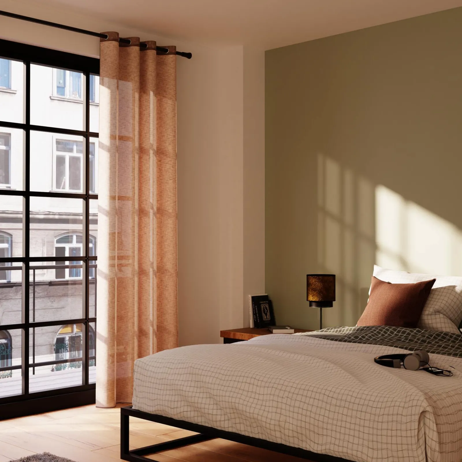 Best Voilage ENZOY coloris lin 140 x 240 cm - 4MURS Voilages, Vitrages, Stores Et Accessoires|Rideaux