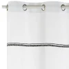 Fashion Voilage FANTAISIE coloris blanc 140 x 240 cm - 4MURS Voilages, Vitrages, Stores Et Accessoires|Rideaux