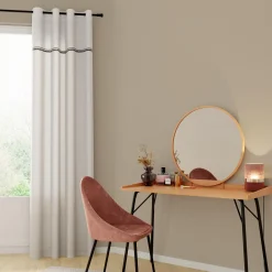 Fashion Voilage FANTAISIE coloris blanc 140 x 240 cm - 4MURS Voilages, Vitrages, Stores Et Accessoires|Rideaux